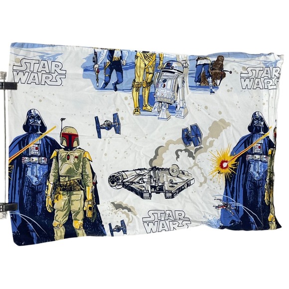 Pottery Barn Kids Star wars Standard Pillow Case - Picture 1 of 4